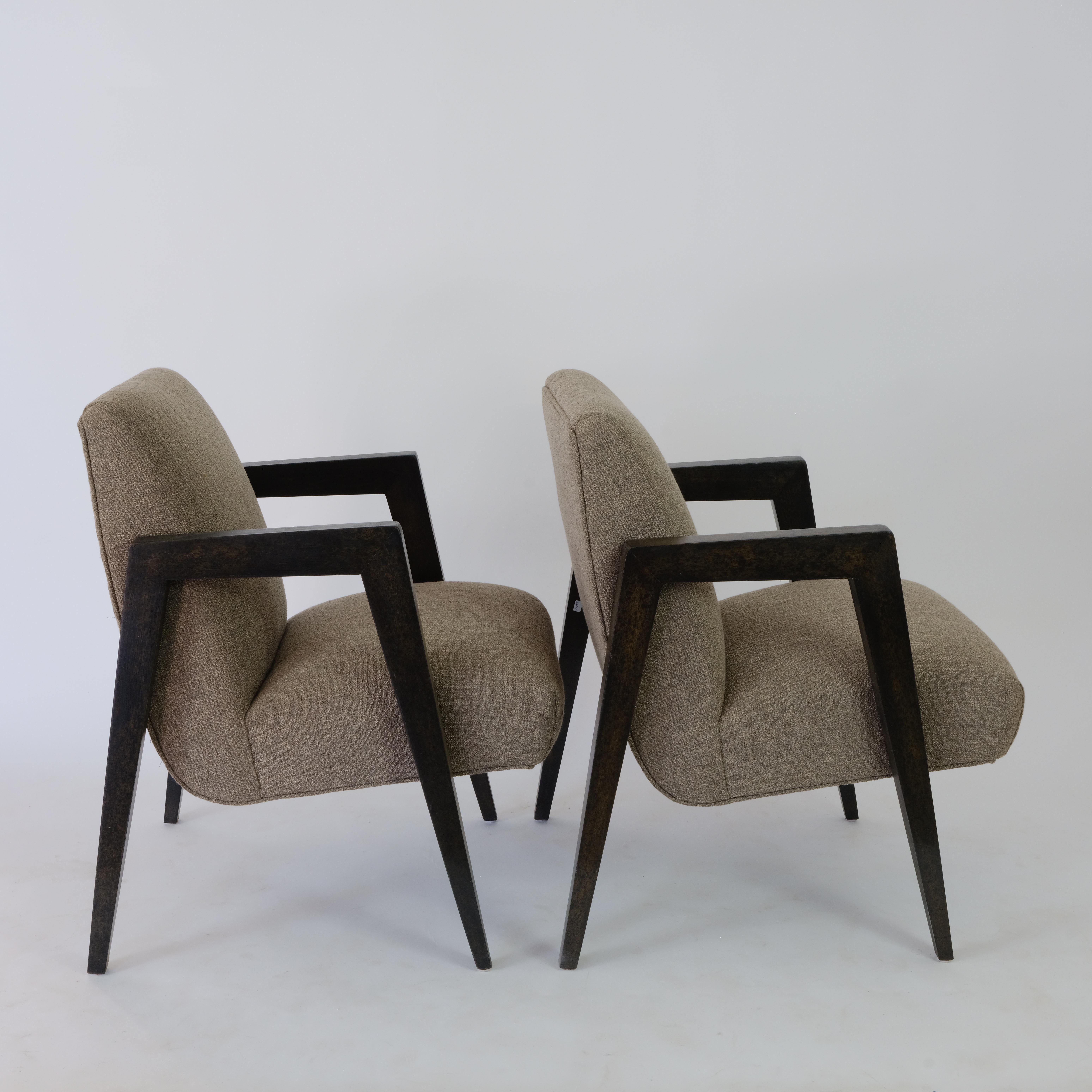 Americano Sedie con gambe a graffetta Mid Century Modern in vendita