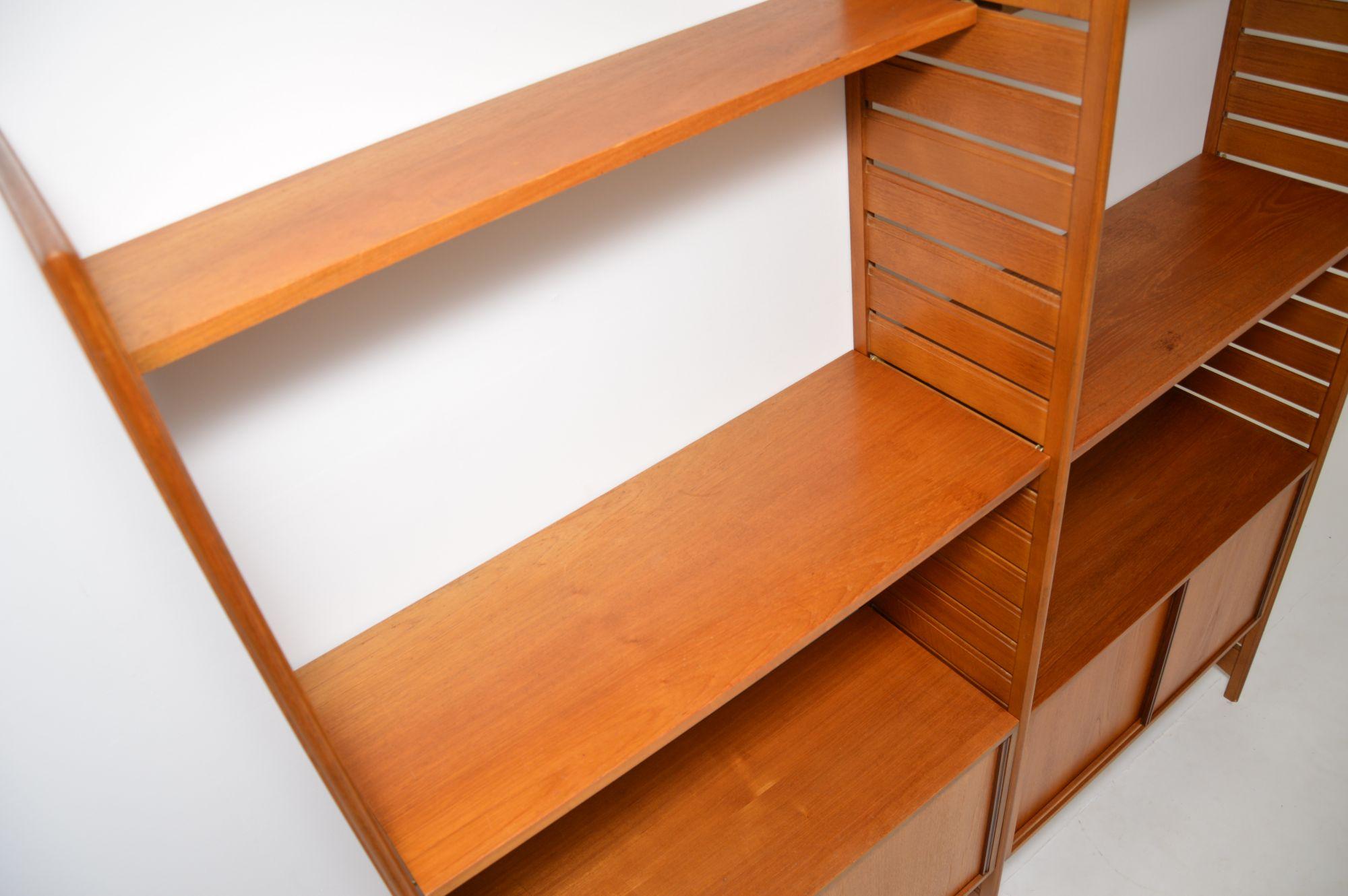 Staples Ladderax Bookcase / Cabinet in Teak Vintage, 1960’s 1