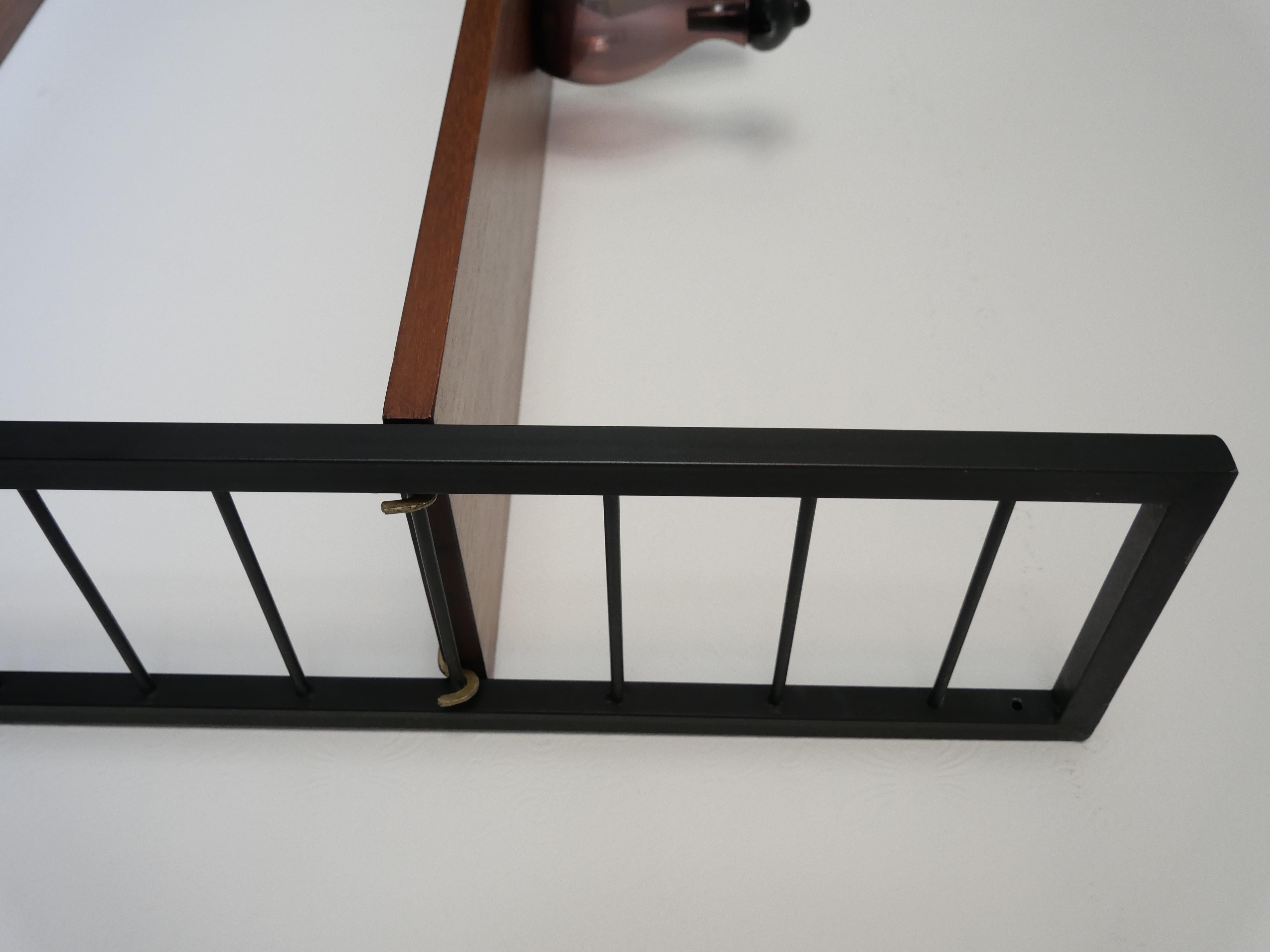 Staples Ladderax Shelving Unit, Teak Mid-Century like String Shelves, 1 of 2 For Sale 5