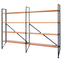 Ladderax-Regaleinsatz, Teakholz, Mid-Century, ähnlich wie String-Regale