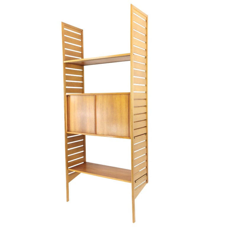 Staples Ladderax Teak Shelving Unit Midcentury Vintage, 1960s For Sale