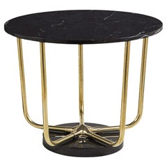 Star 1 Side Table with Marquina Marble