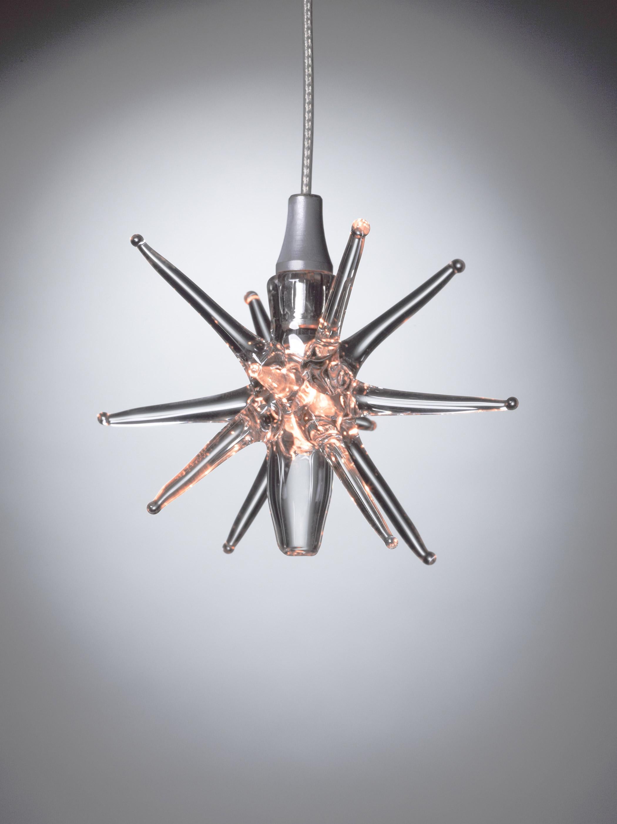 American Star 22 Blown Glass Chandelier for Dining Room or Kitchen by Shakuff For Sale