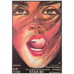 Star 80 Original Polish Film Poster Maciej Woltman, 1984