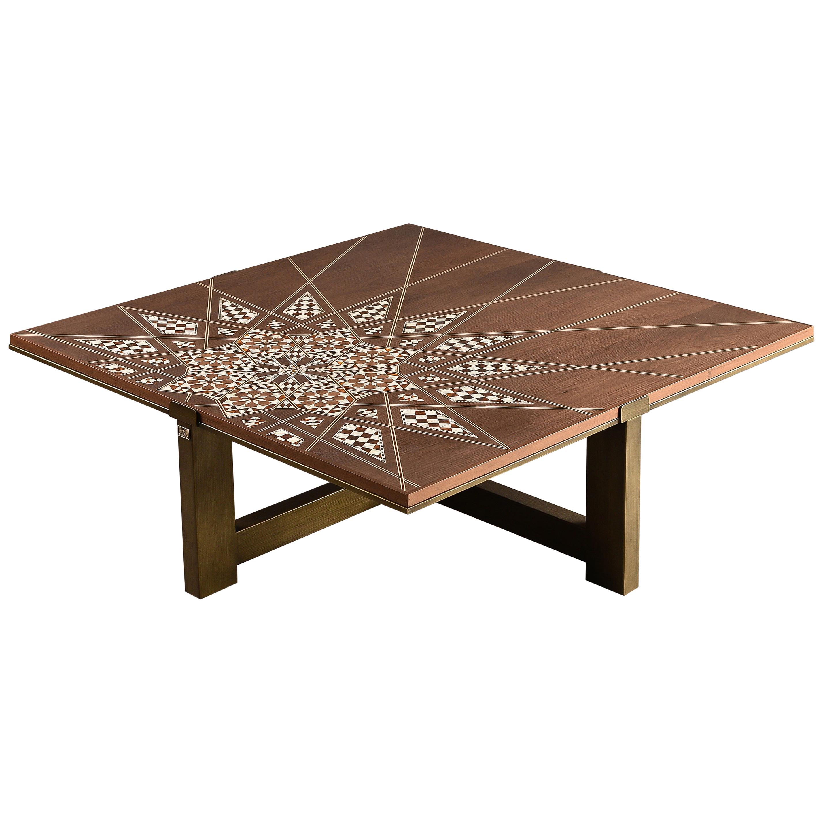Patchwork Center Table Modern Oriental Coffee With Mother Of Patchwork Center Table Modern Oriental Coffee With Mother Of Pearl Inlay For At 1stdibs