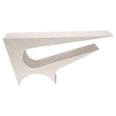 Star Axis Console in Polished Concrete by Neal Aronowitz Design