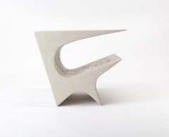 Star Axis Side Table in Polished Concrete by Neal Aronowitz Design