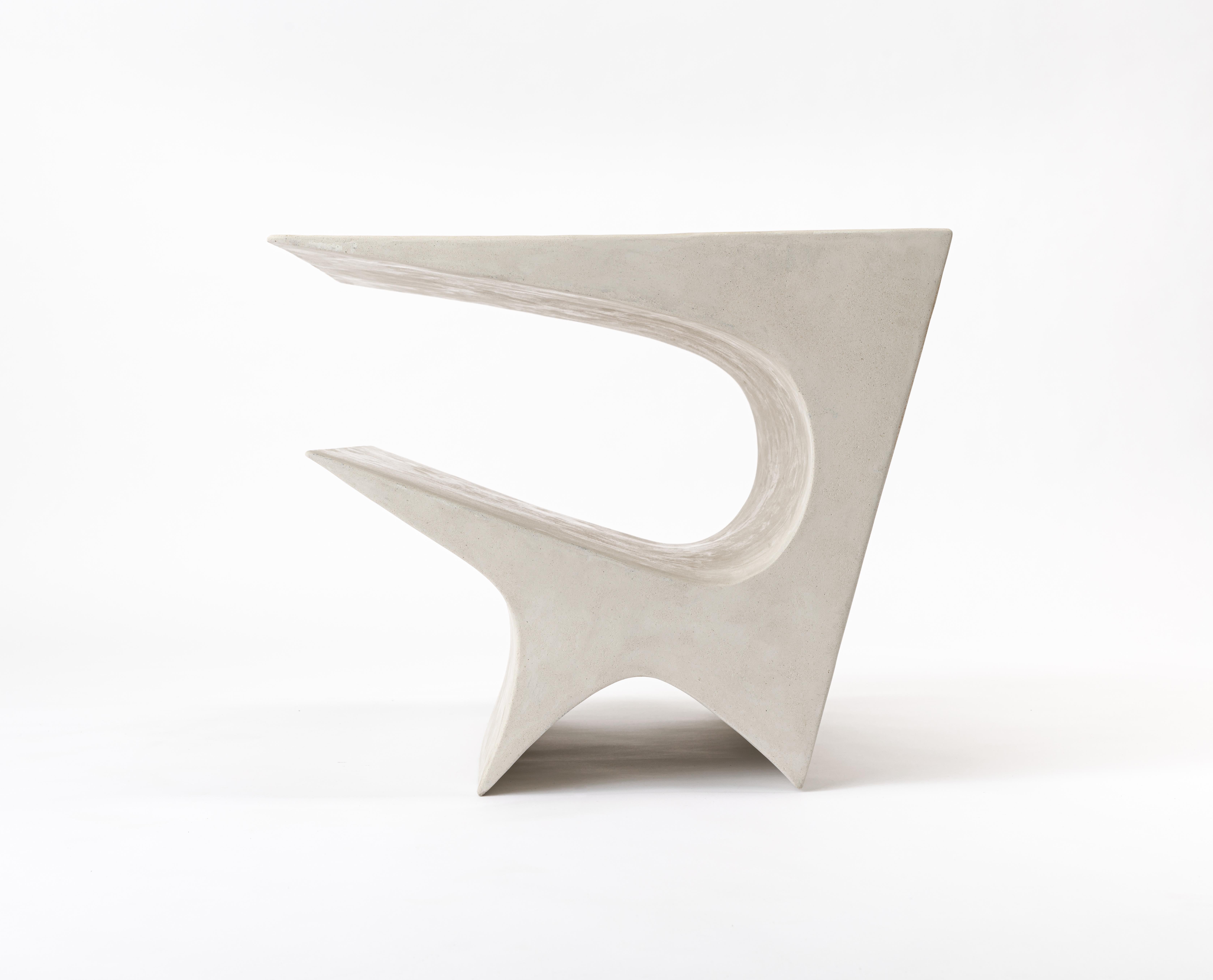 Other Star Axis Side Table in Polished Concrete by Neal Aronowitz Design For Sale