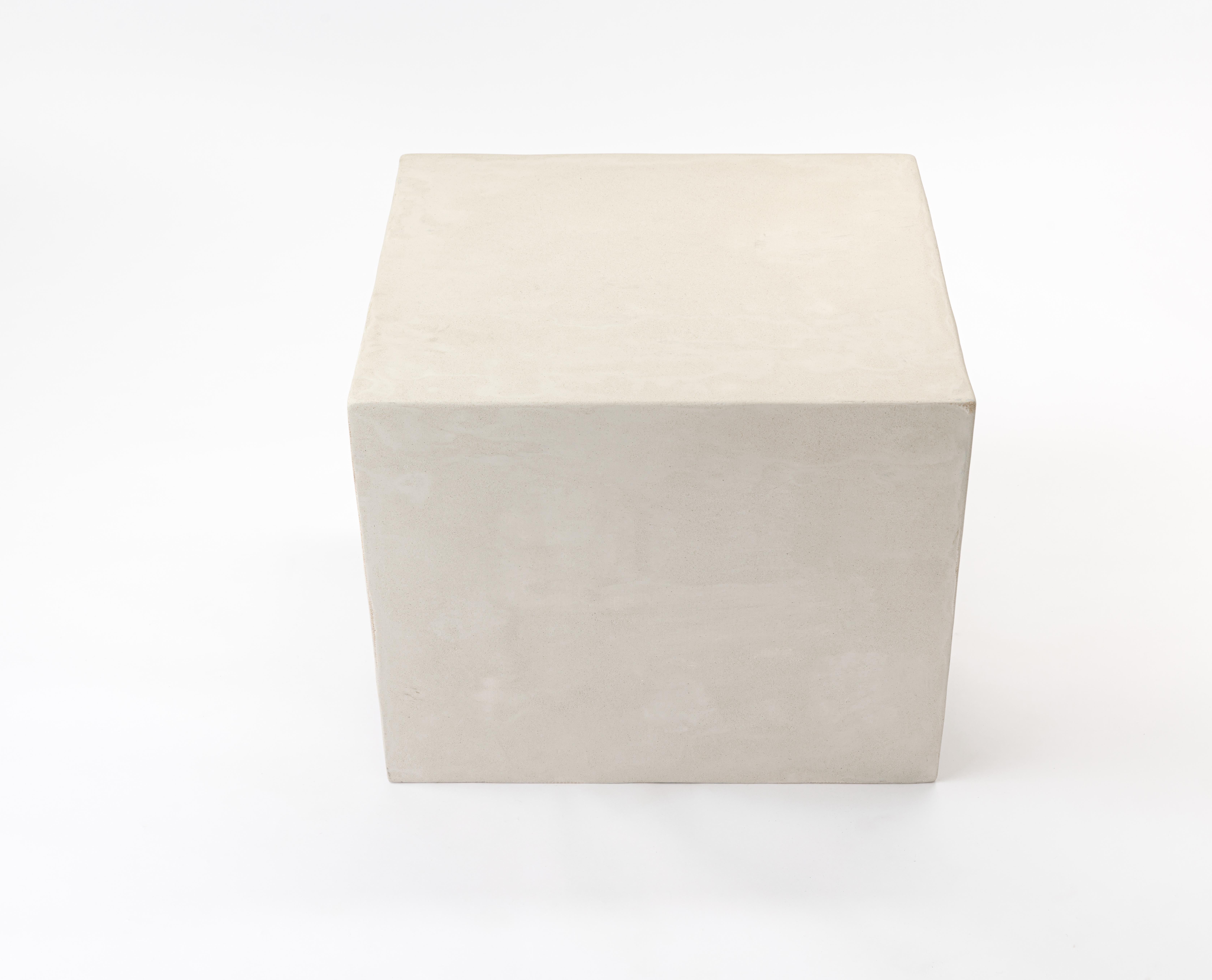 Star Axis Side Table in Polished Concrete by Neal Aronowitz Design For Sale 1