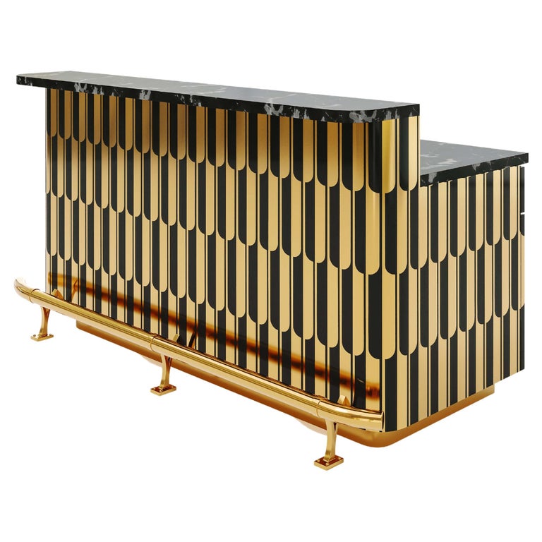 Star Bar, Fully Customisable Brass and Resin Bar For Sale at 1stDibs