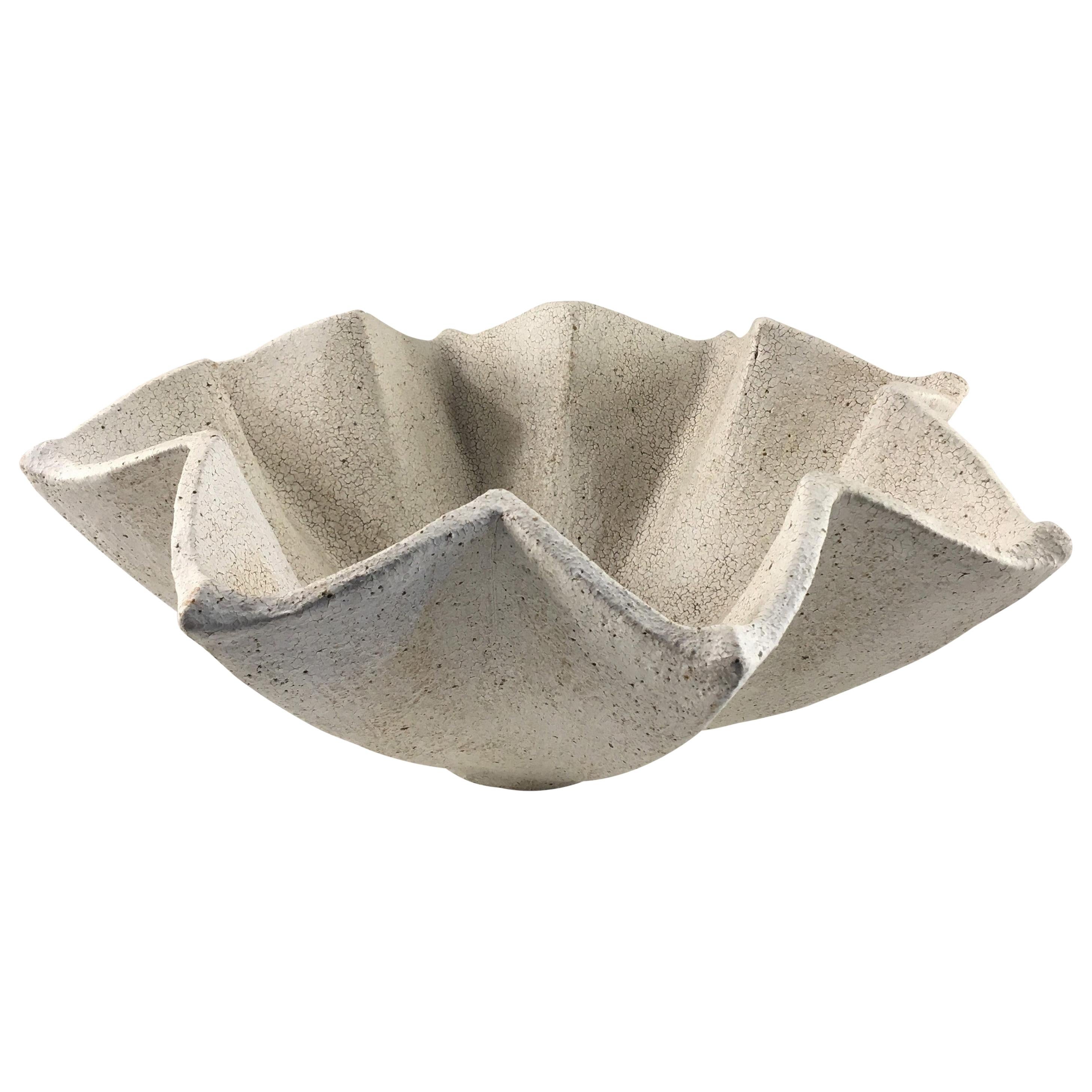 Star Ceramic Bowl by Yumiko Kuga For Sale