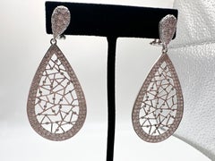 Star Constellation earrings diamond cocktail earrings 18KT gold