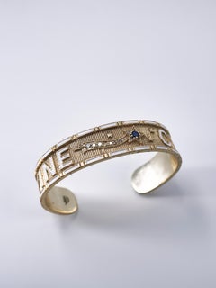 Pulsera Puño Estrella Esmalte Blanco Zafiro Azul Diamante Divino Niño