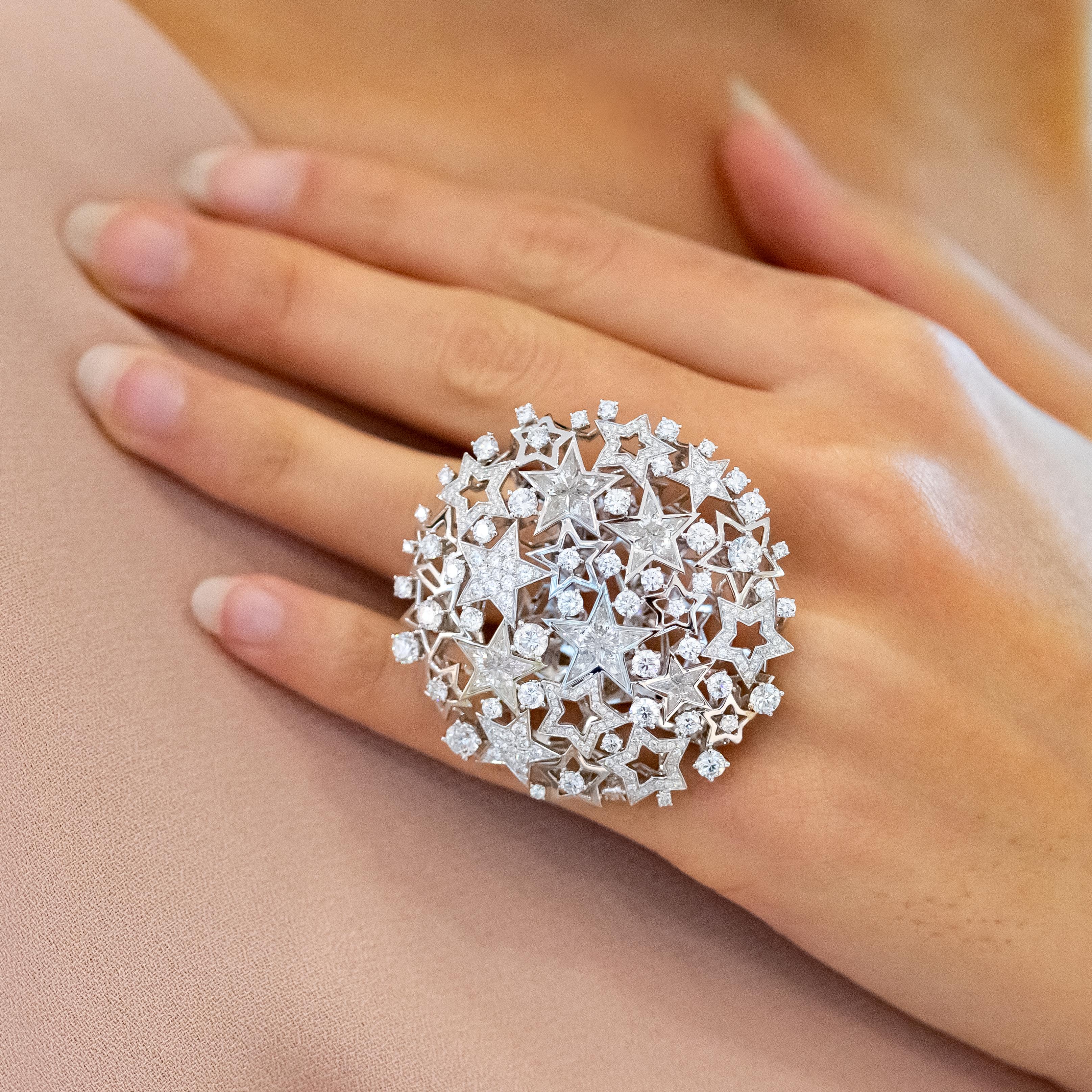 Women's Star Diamond Ring For Sale