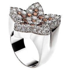 Star Diamond White Gold Ring