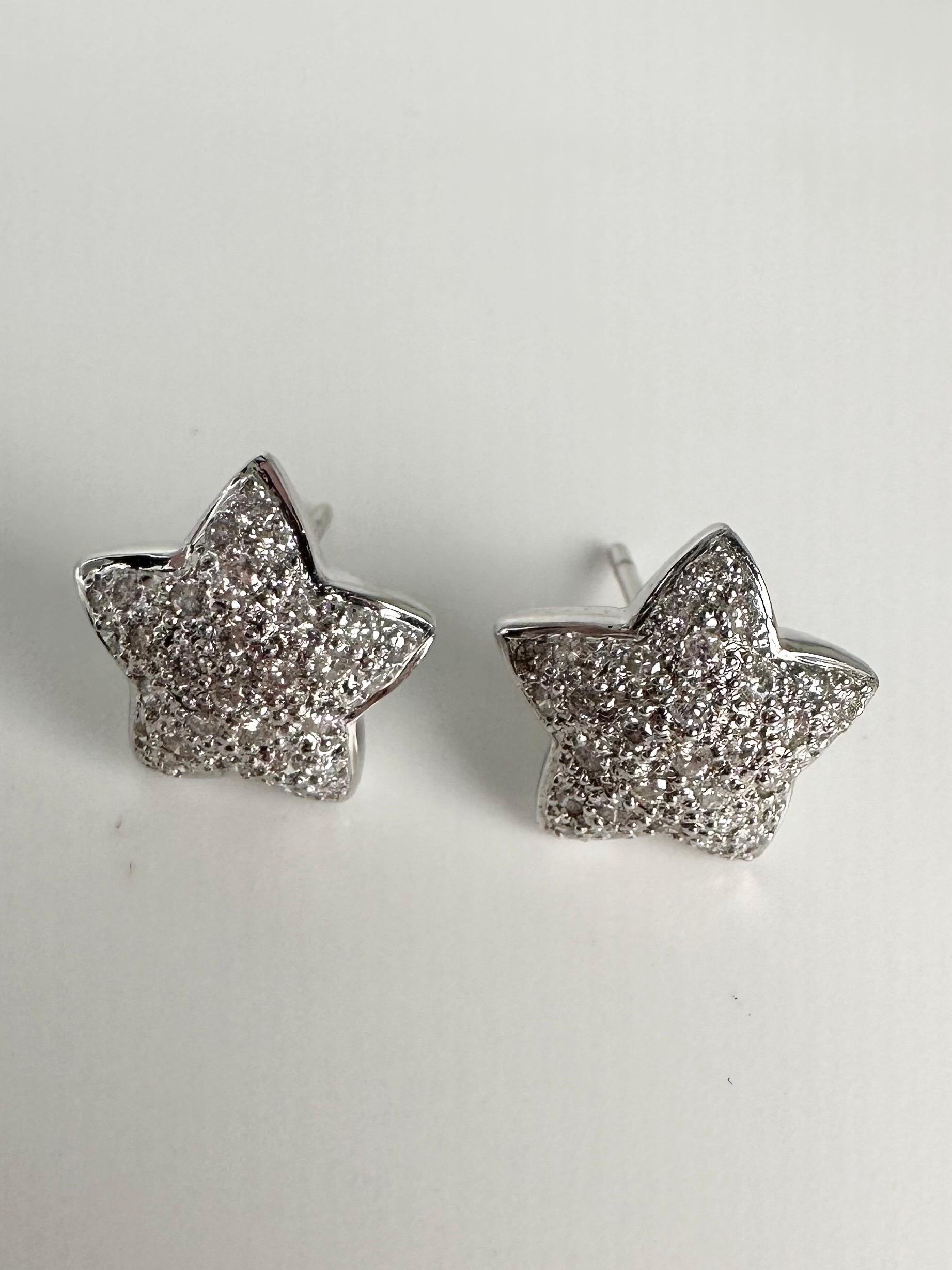 swarovski star earrings studs