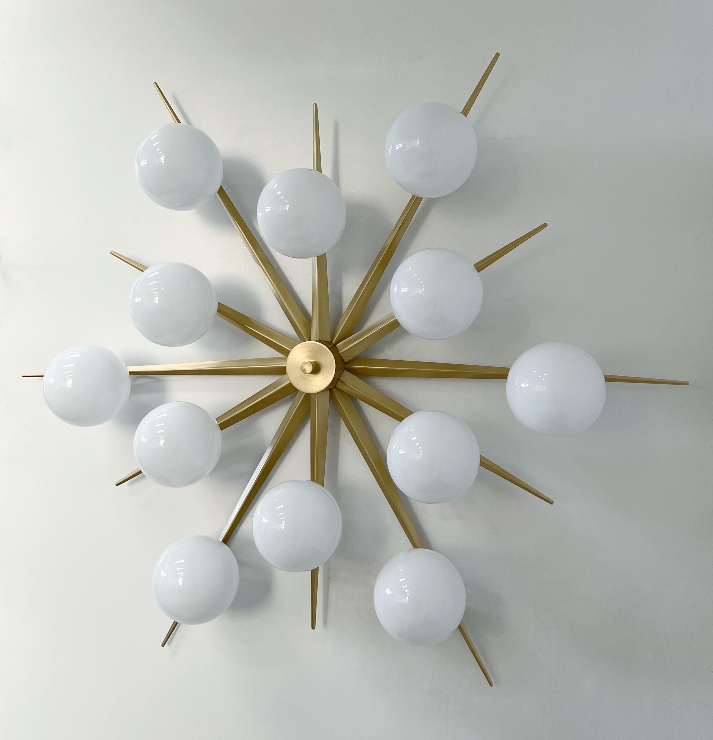 Italian Star Flush Mount by Fabio Ltd For Sale
