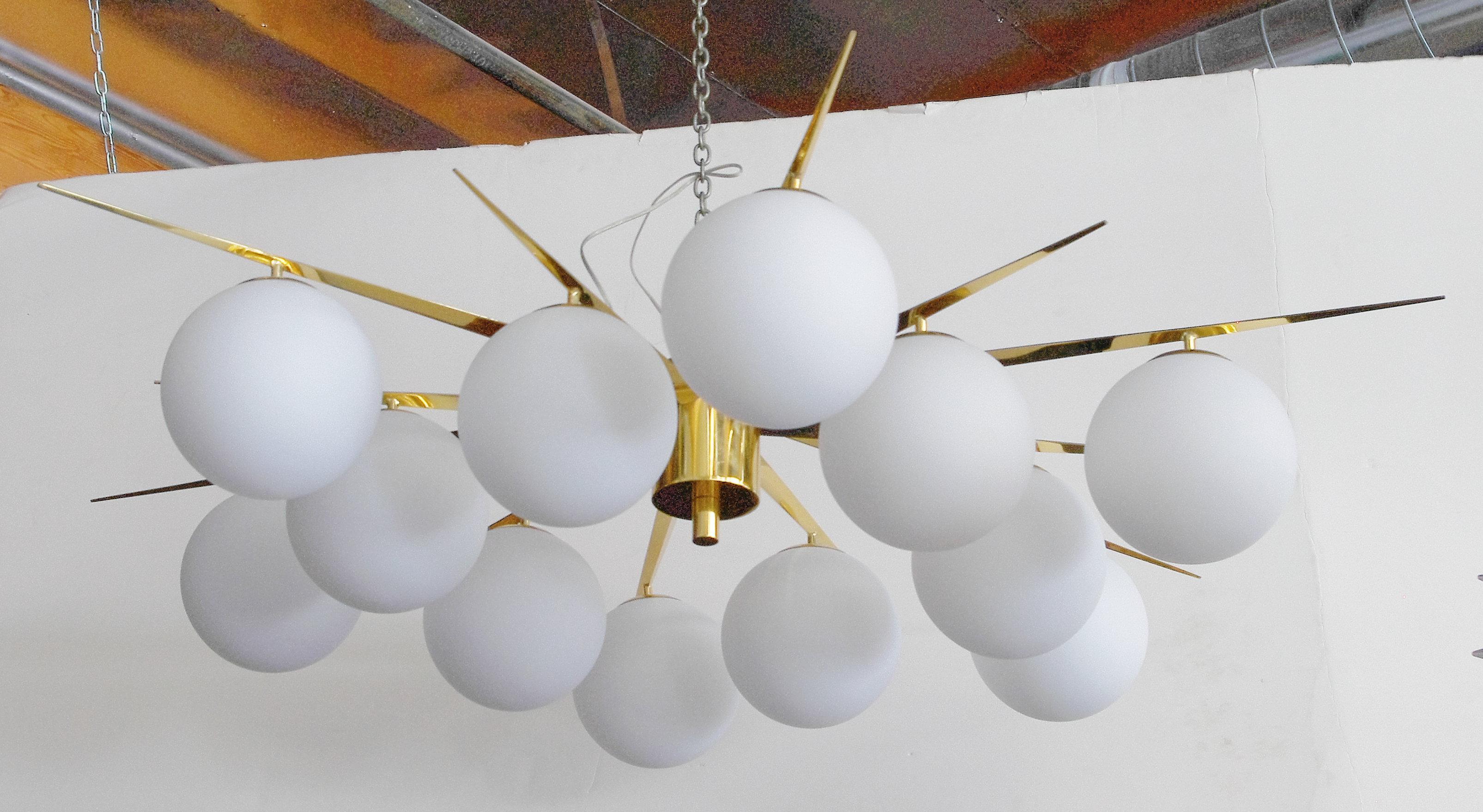Italian Star Flush Mount by Fabio Ltd For Sale