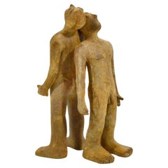 Sculpture « Star Gazers » en faïence