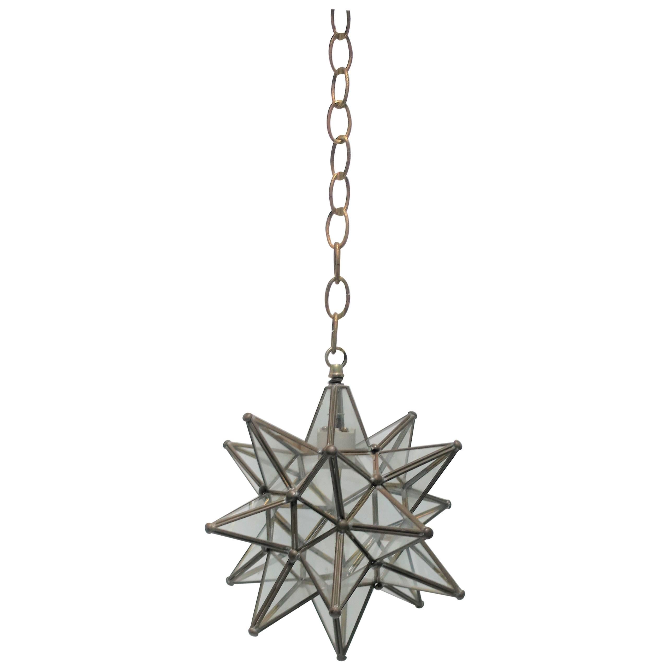 Star Glass Pendant Light