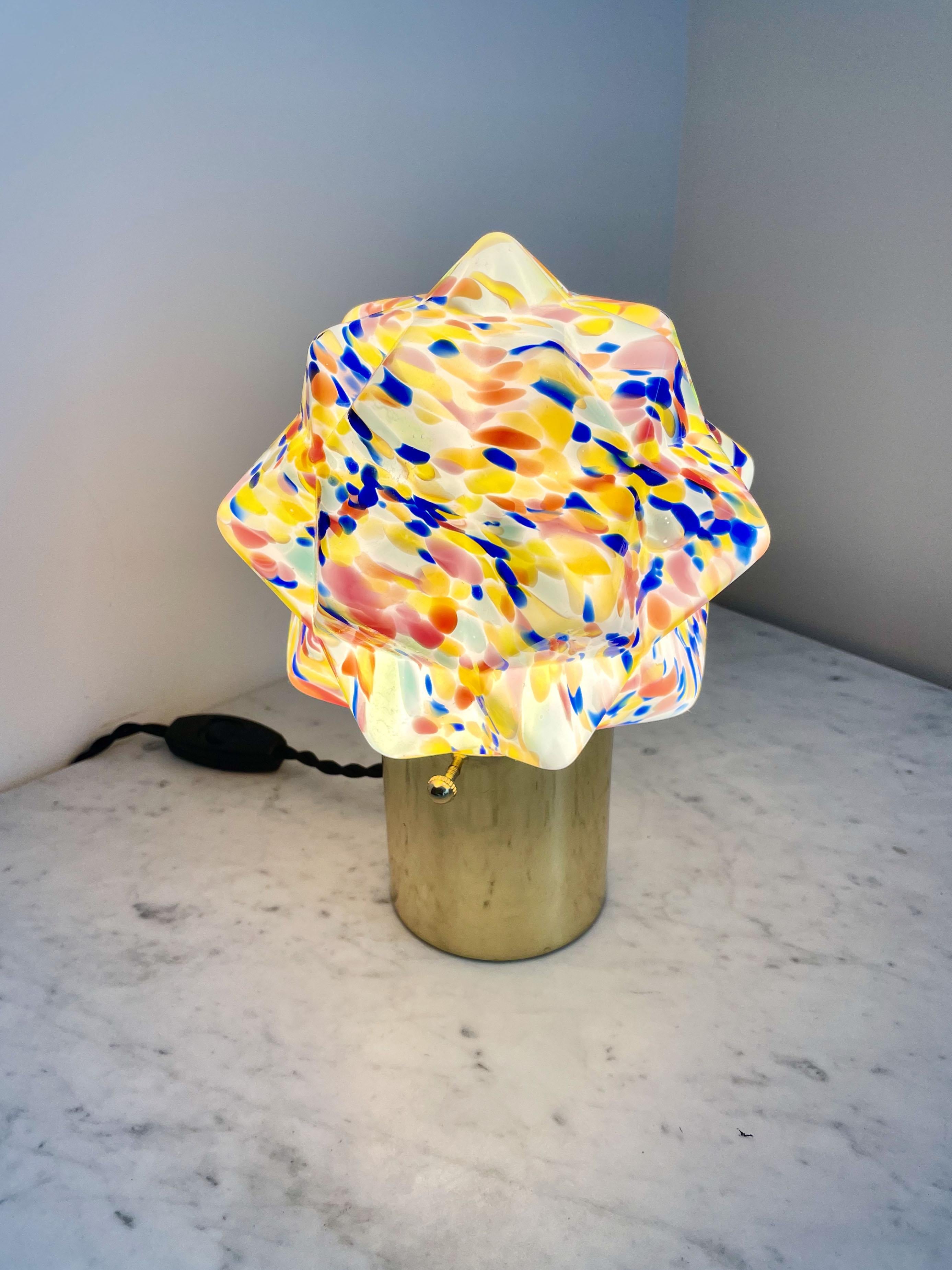 The Star Lamp was designed in our NYC studio, using found vintage 