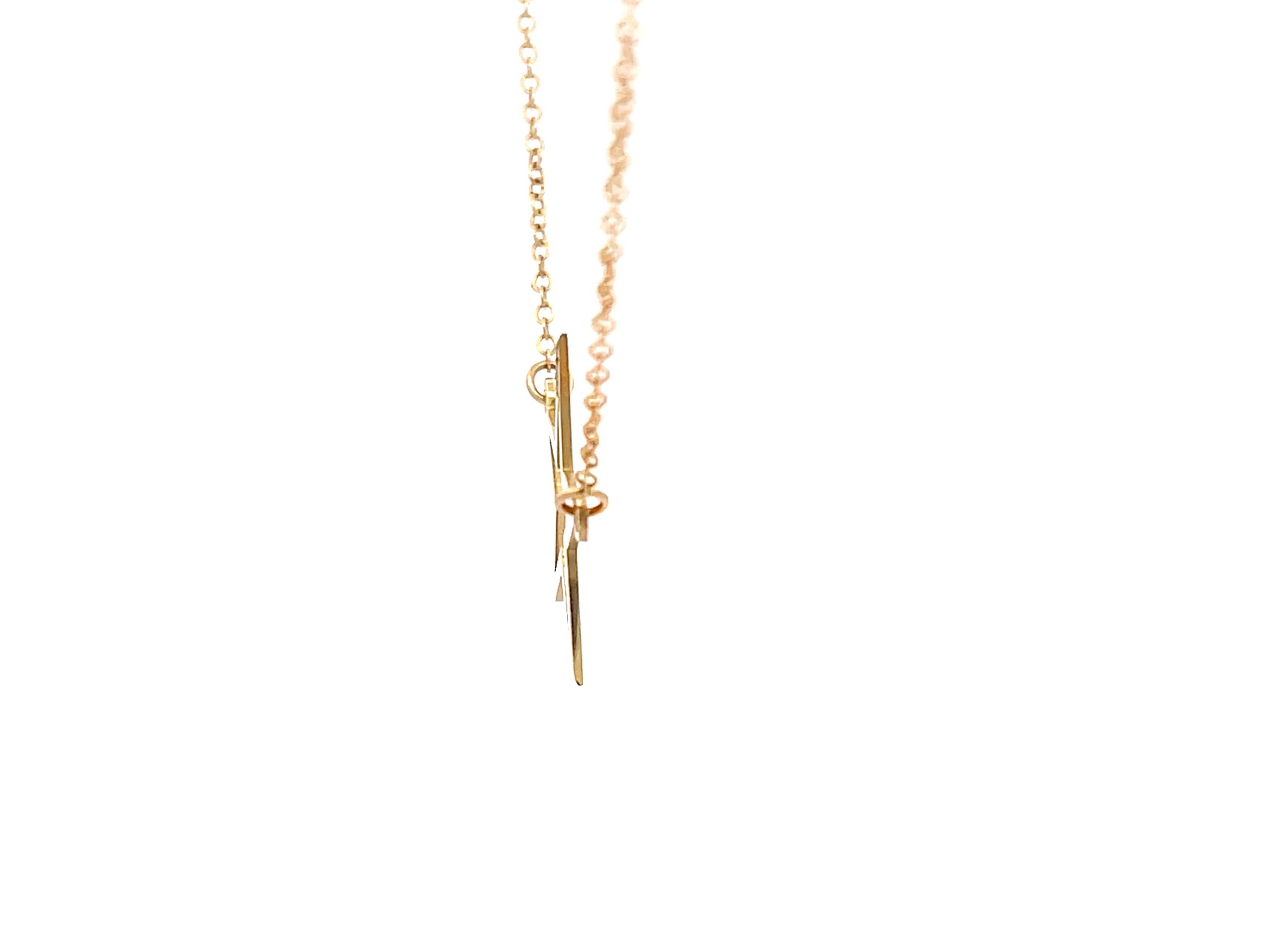 big gold star necklace