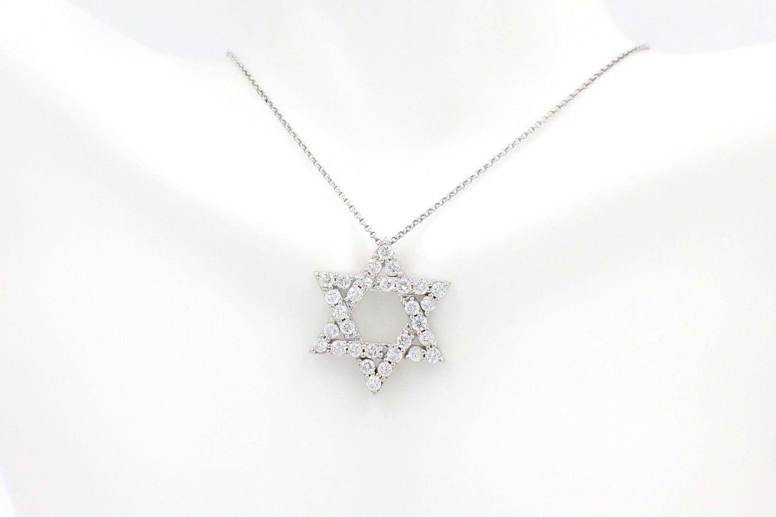 star of david diamond pendant