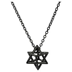 Collier de l'étoile de David Pendentif 3D Am designs contemporains