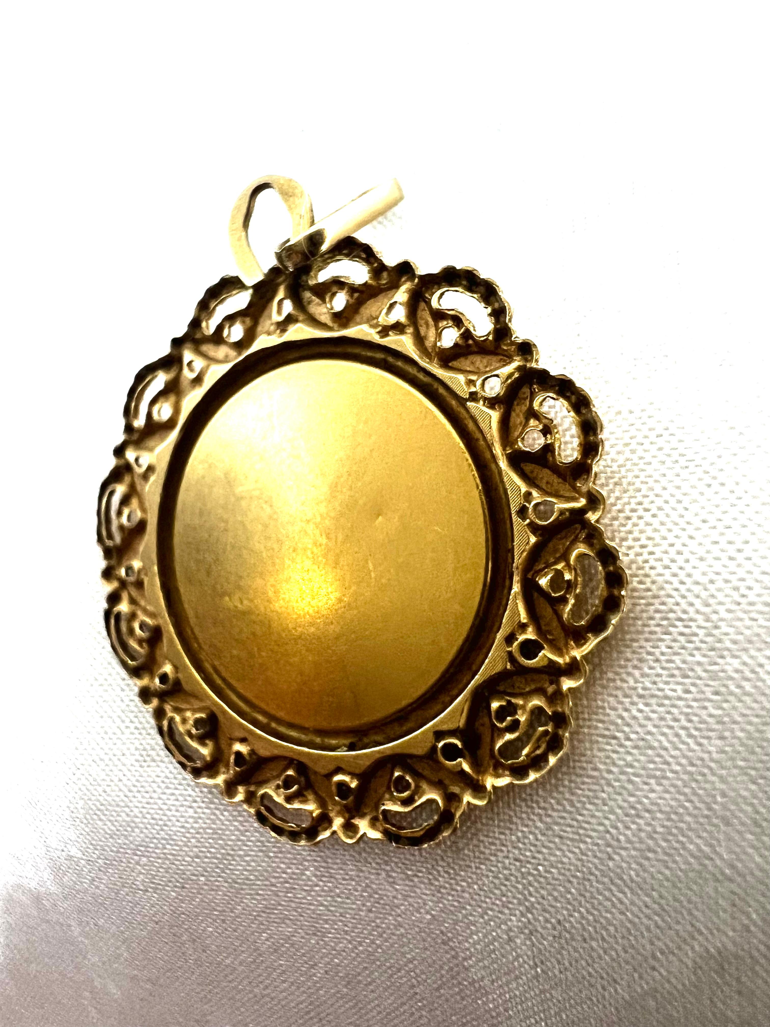 Star of Love Etoile d’Amour 18k Gold Pendant French Vintage Love Token For Sale 3