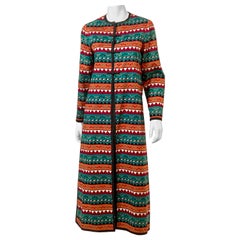 Star of Siam Hand Screened Cotton Print Duster Coat