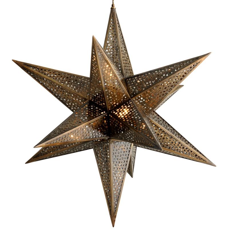 Dare un tocco unico alla classica Stella Morava
Un corpo in bronzo del Vecchio Mondo con stelle di diverse dimensioni e un baldacchino coordinato.
Il suo senso di scala e la sua storia lo rendono un apparecchio incantevole con un'aura