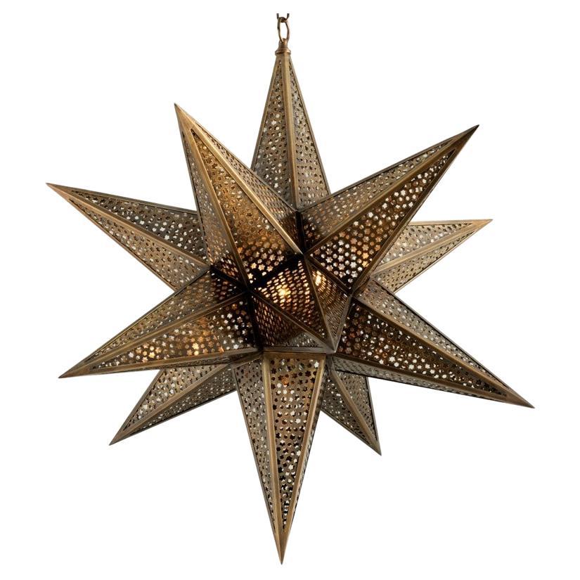 Star of the East Five Light Chandelier For Sale