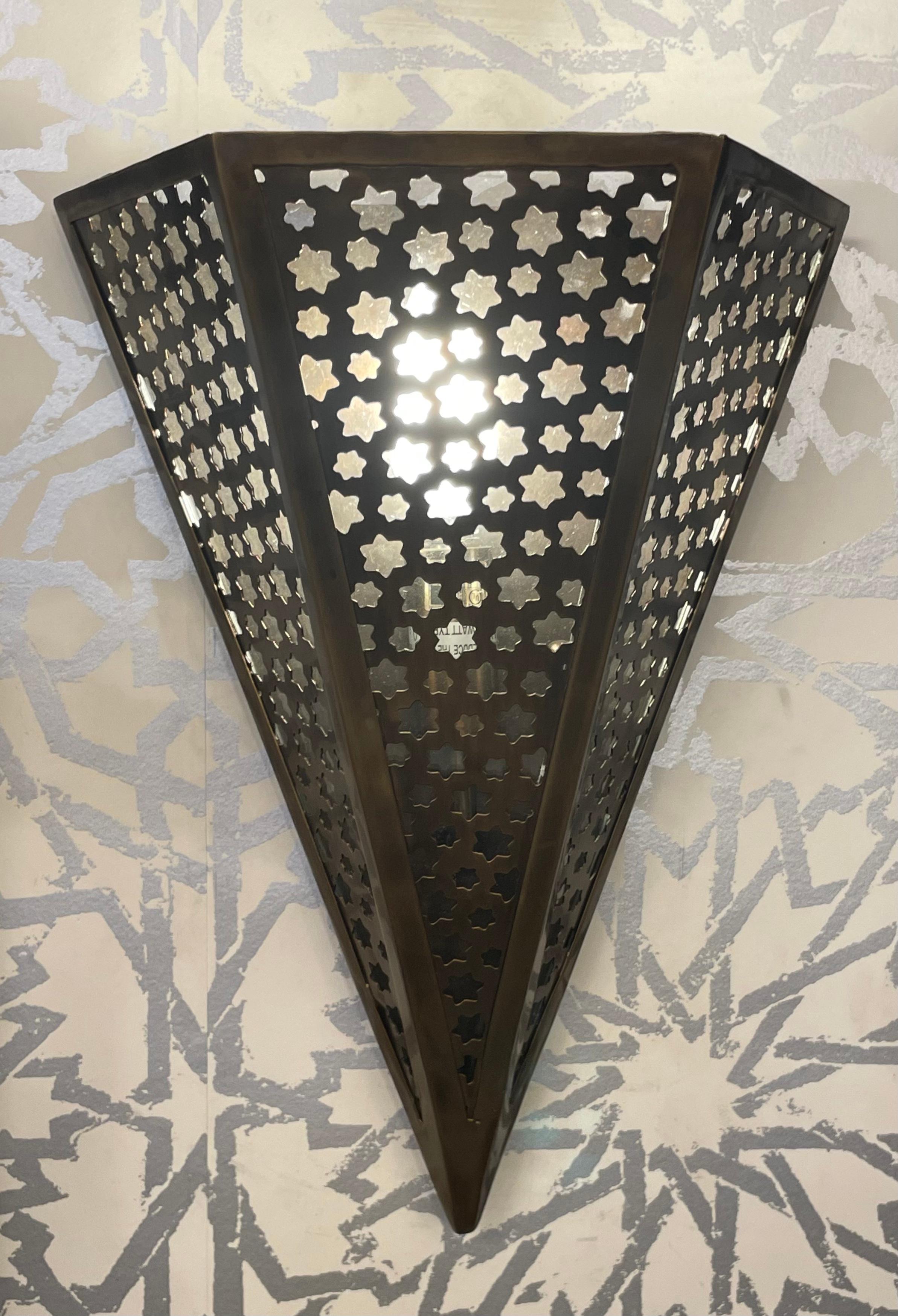 Unknown Star of the East One Light Sconce For Sale