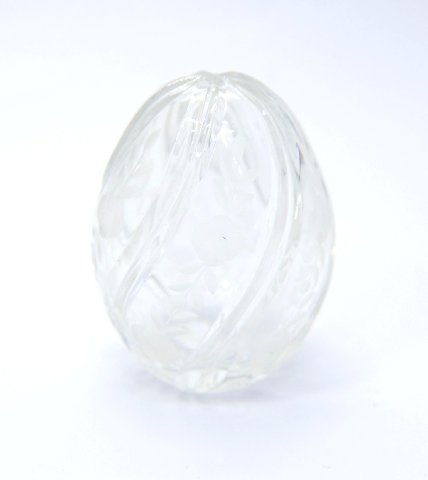 crystal faberge egg