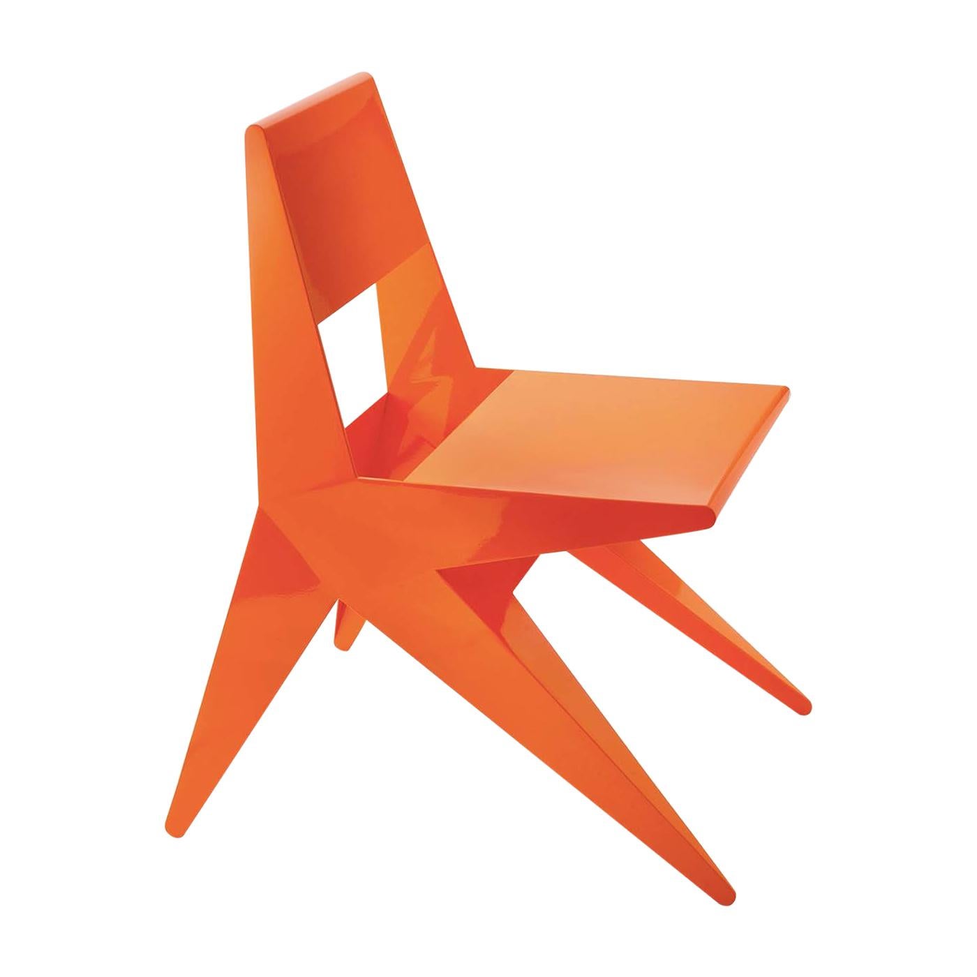 Star Orange Chair by Antonio Pio Saracino