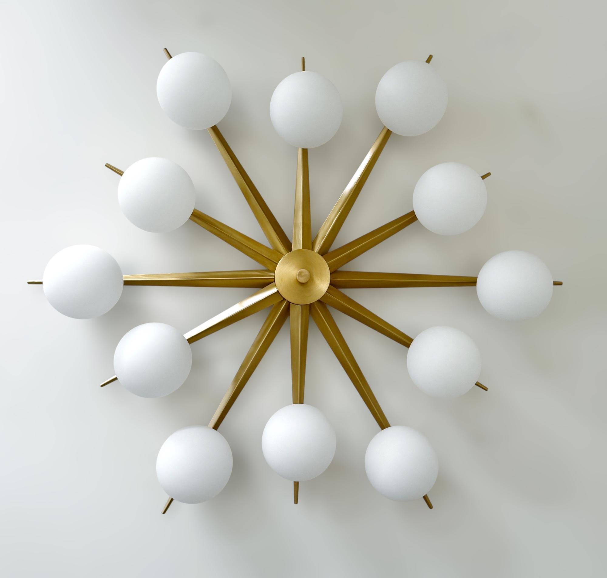 Mid-Century Modern Star Piccolo Flush Mount by Fabio Ltd For Sale