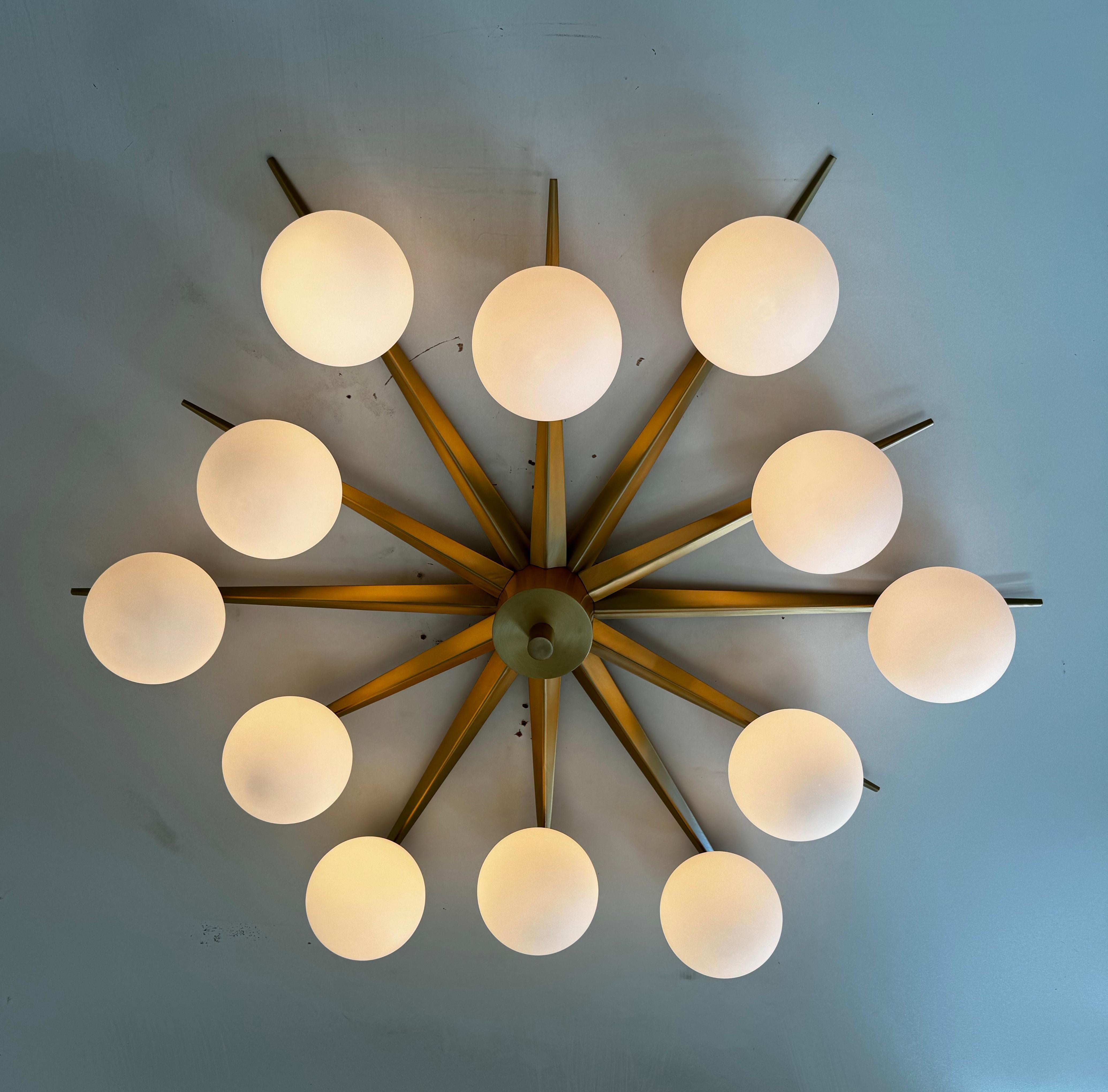 Contemporary Star Piccolo Flush Mount by Fabio Ltd For Sale