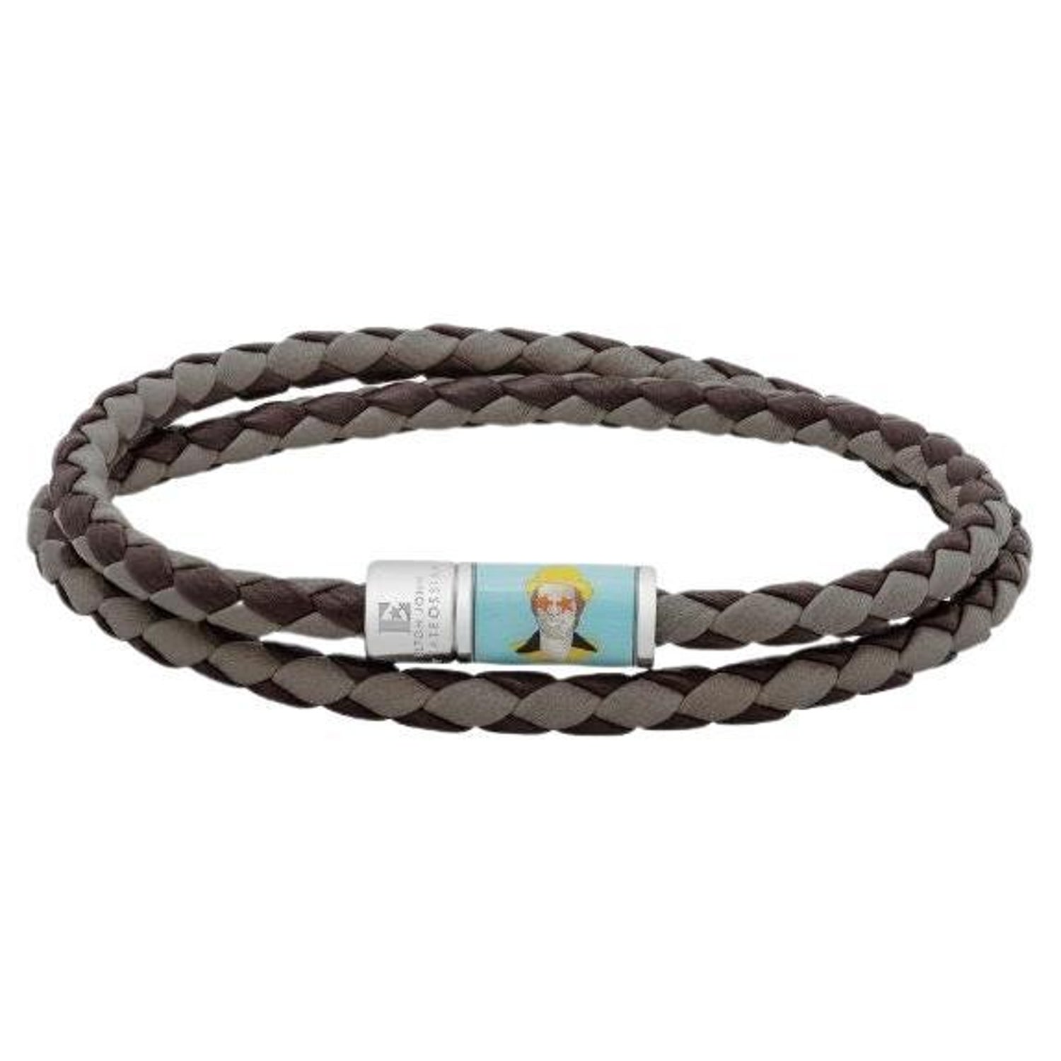 Louis Vuitton Pink Leather and Brown Monogram Canvas Lockit Double Wrap  Bracelet For Sale at 1stDibs