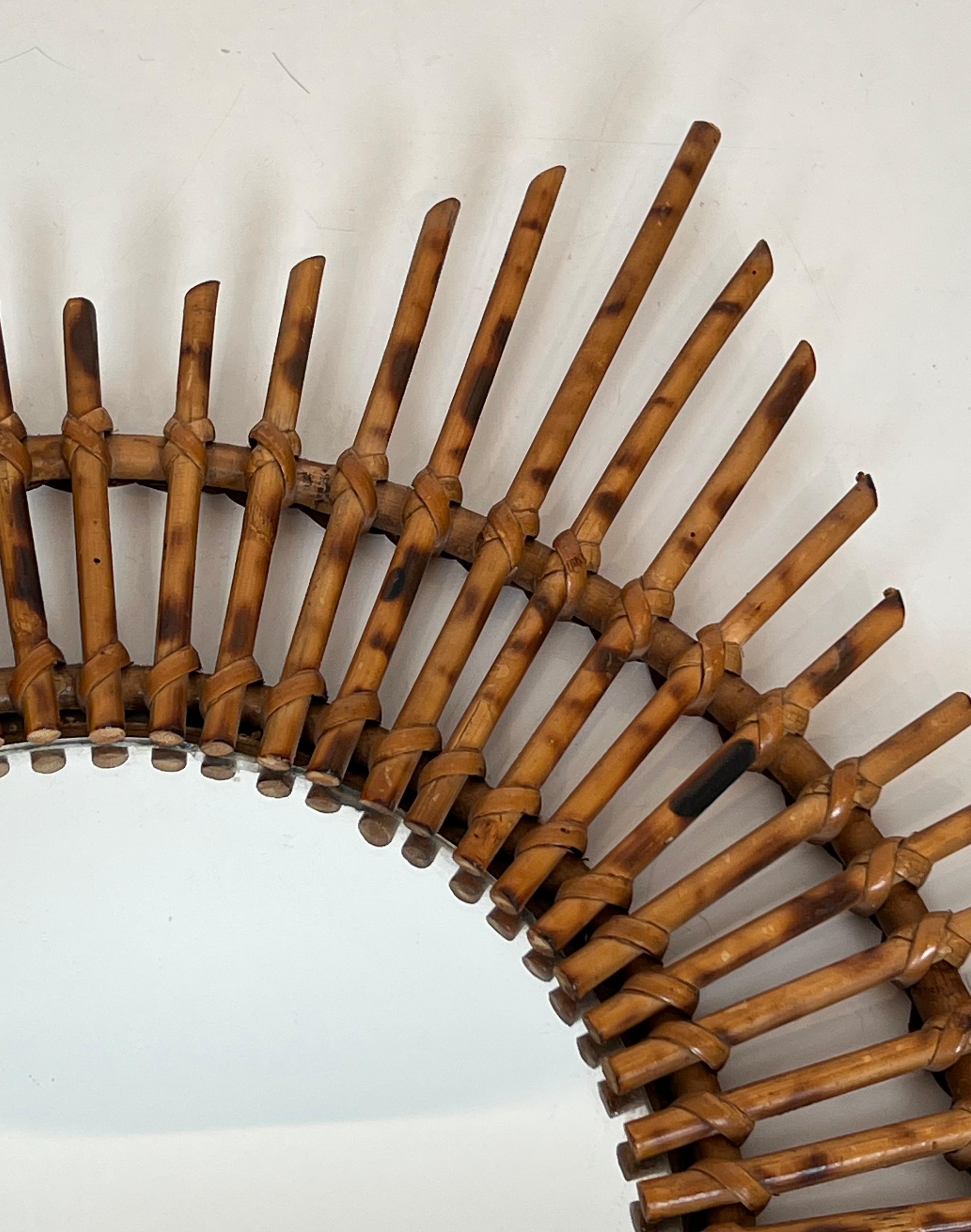 Star Rattan Mirror For Sale 10