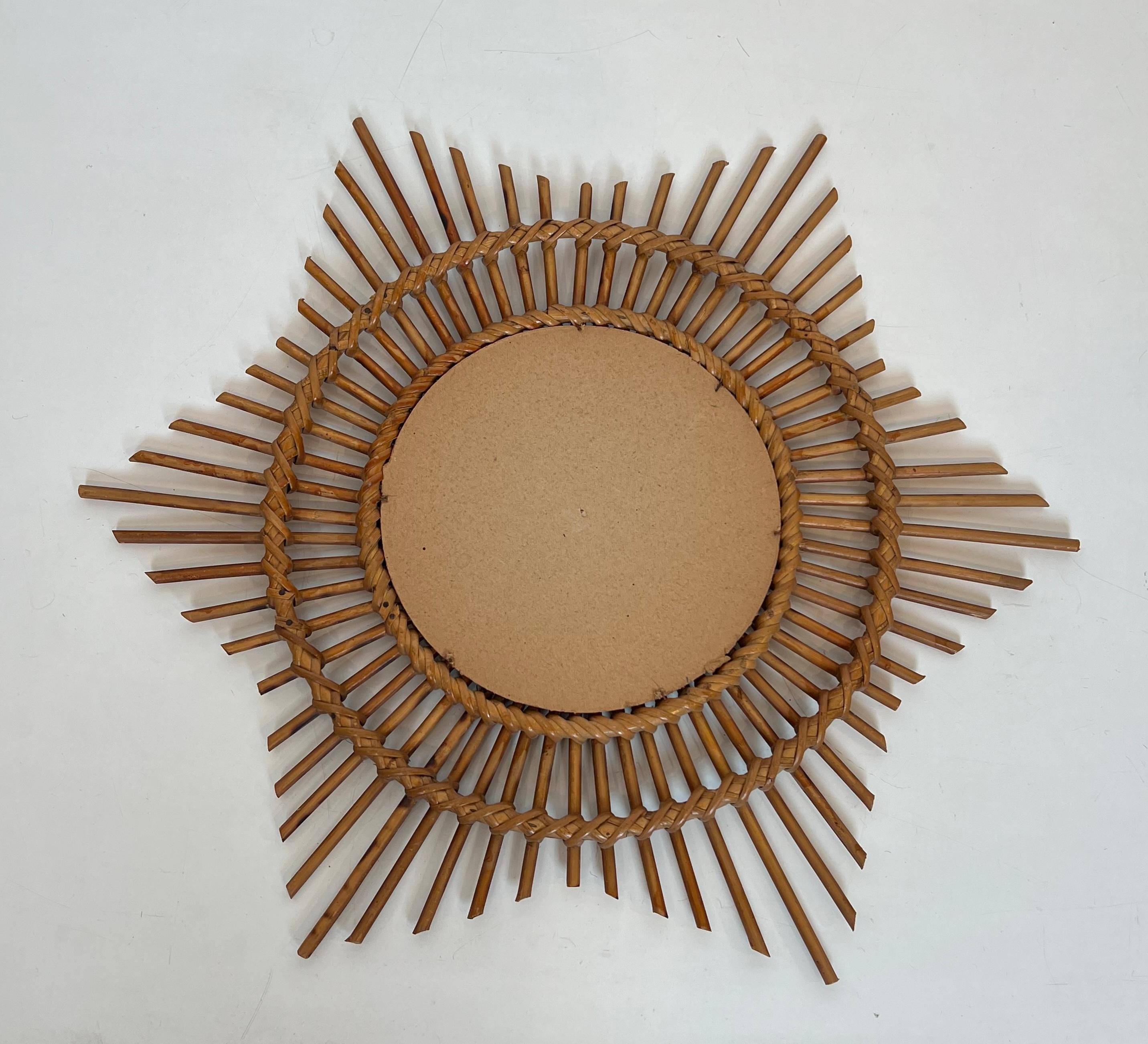 Star Rattan Mirror For Sale 12