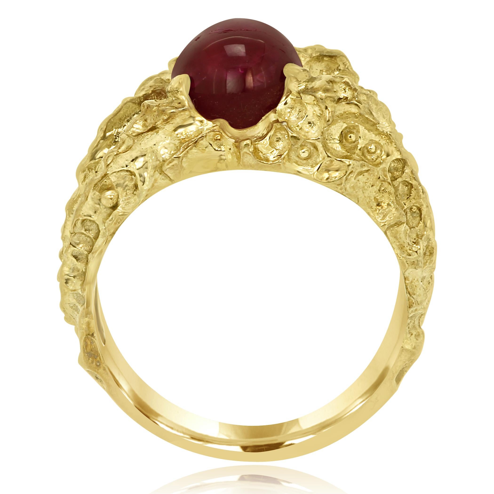 star ruby ring