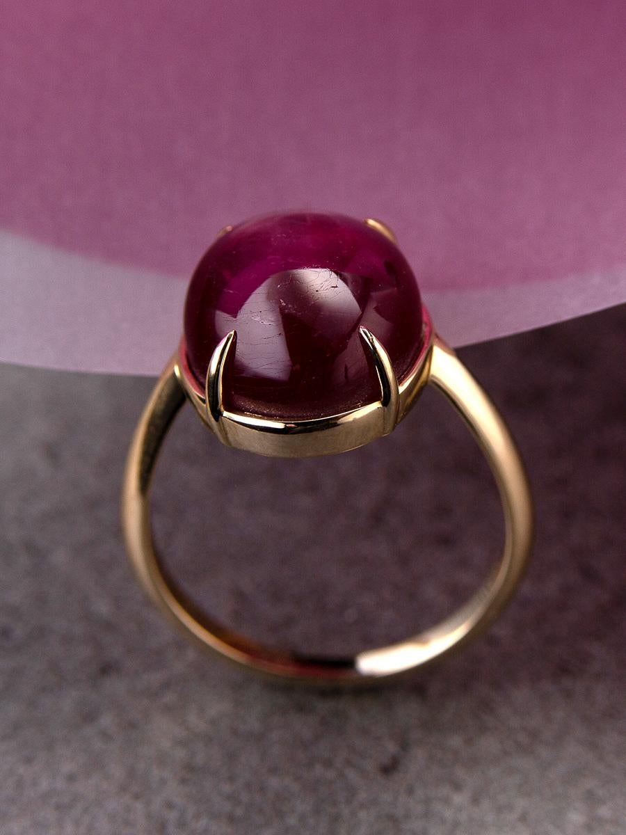 14K yellow gold ring with natural star ruby
ruby origin - Thailand
ruby measurements - 0.24 х 0.43 х 0.51 in / 6 х 11 х 13 mm
stone weight - 12.30 carats
ring size - 6.5 US
ring weight - 4.76 grams

Minimal collection


We ship our jewelry worldwide