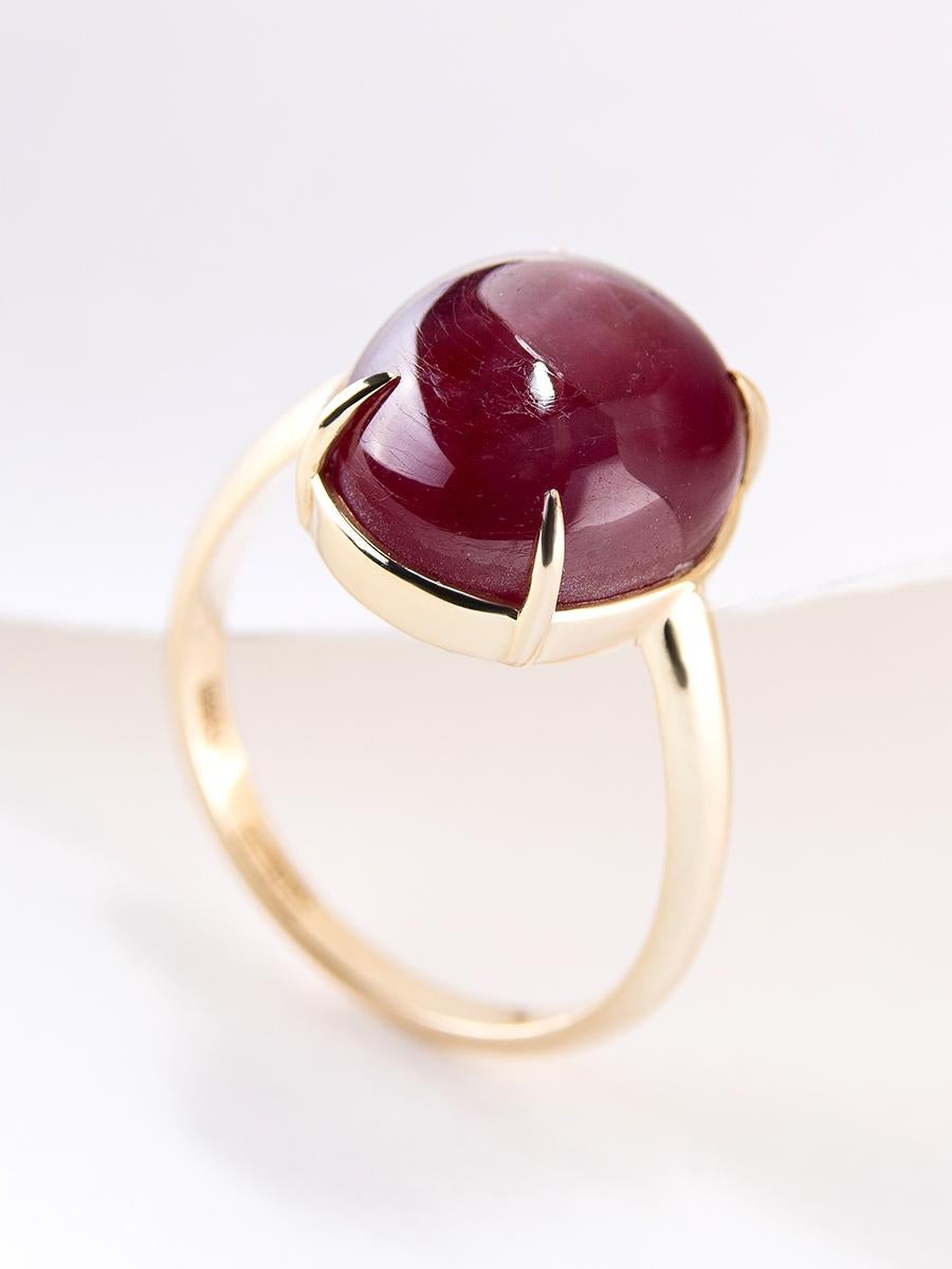 purple ruby ring