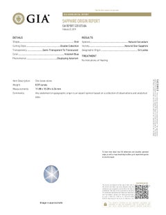 Star Sapphire 8.59 Carat