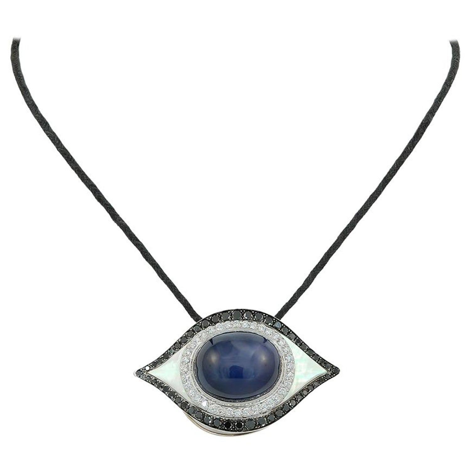 Louis Vuitton Diamond Mother Of Pearl Long Necklace For Sale At 1stdibs