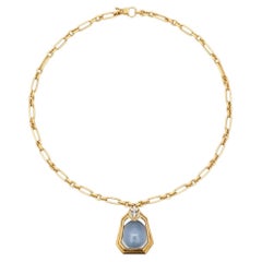 Star Sapphire Pendant Necklace