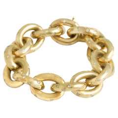 Bracelet à maillons en diamants sertis d'étoiles