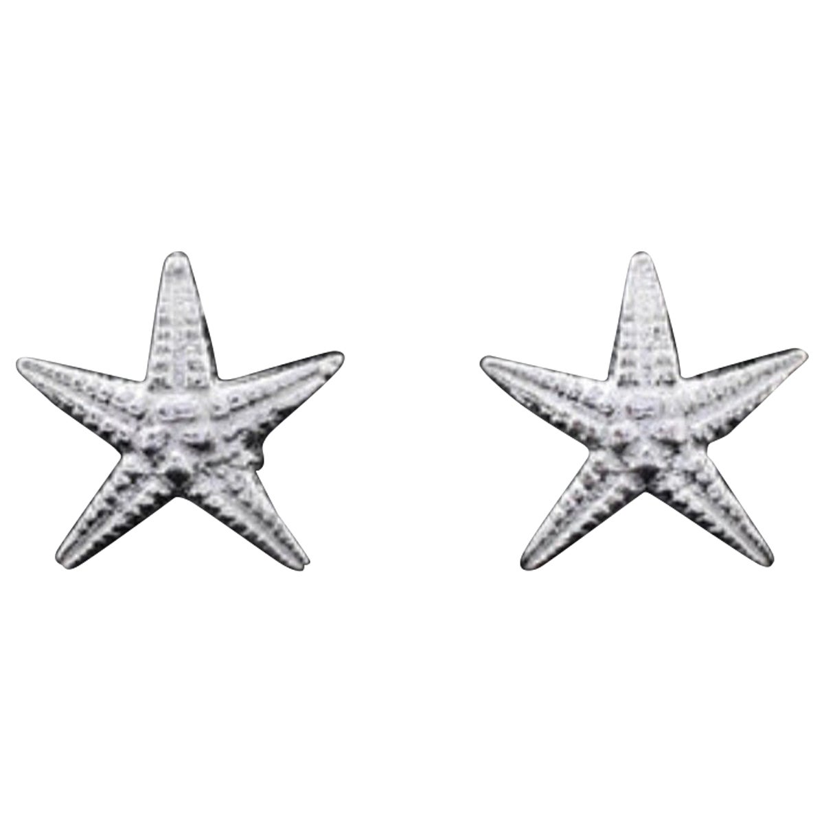 Orecchini con borchie a forma di stella in argento 925 Regalo minimalista per donne.