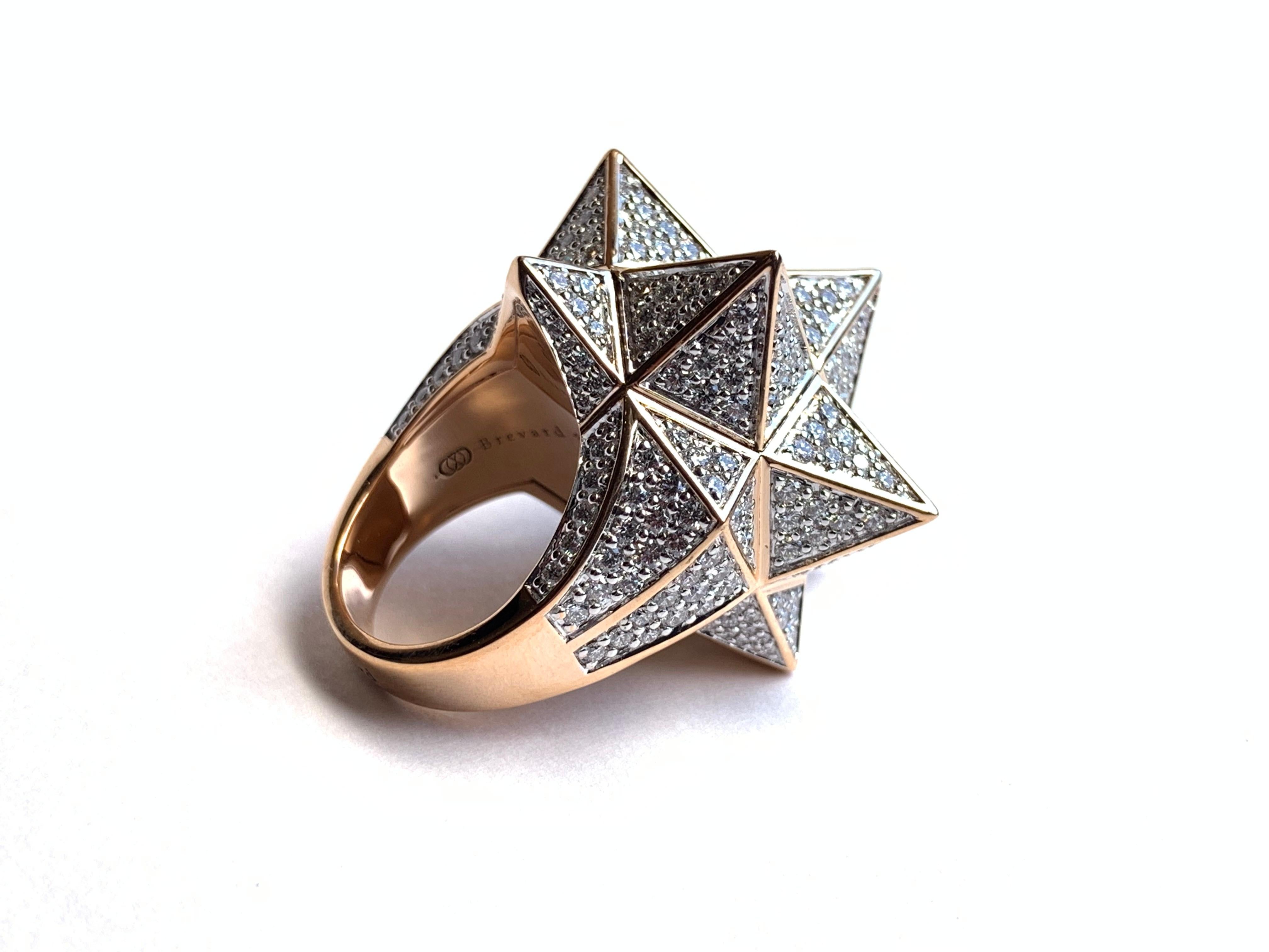 Star Tetra Diamond Ring For Sale 1