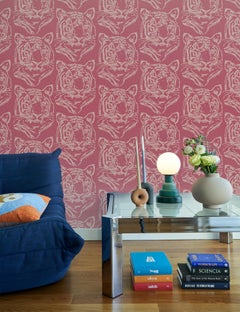 Carta da parati Star Tiger Metallic Type II in Baie (CAMPIONE)